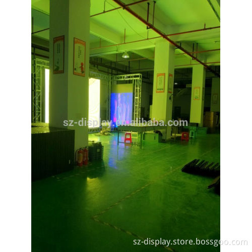 P6 indoor rental cabinet HD led video wall of P6 LED advertising display die-casting cabinet